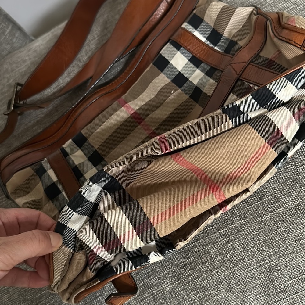 Burberry Crossbody Nova Check Print Bag
